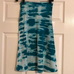 XS & L LuLaRoe Azure Skirt